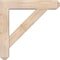 Ekena Millwork Traditional Craftsman Smooth Bracket w/ Offset Brace, Douglas Fir, 5 1/2"W x 24"D x 24"H BKT0604X24X24TRA04SDF - alternate 4